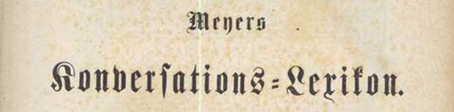 Meyers Konversationslexikon