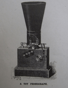Toy Phonograph Sc American 10. April 1897 S. 230