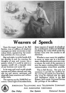 Bell Weavers of Speech 1915
